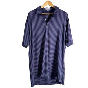 Peter Millar Summer Comfort Striped Polo Large